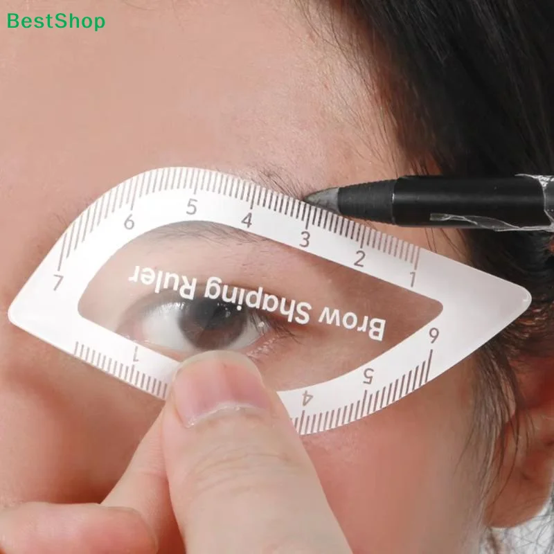 〔Z〕Brow Mapping Ruler Eyebrow Shaping Ruler Fast Drawing Design Brow Easy Tool Mekup Stencils