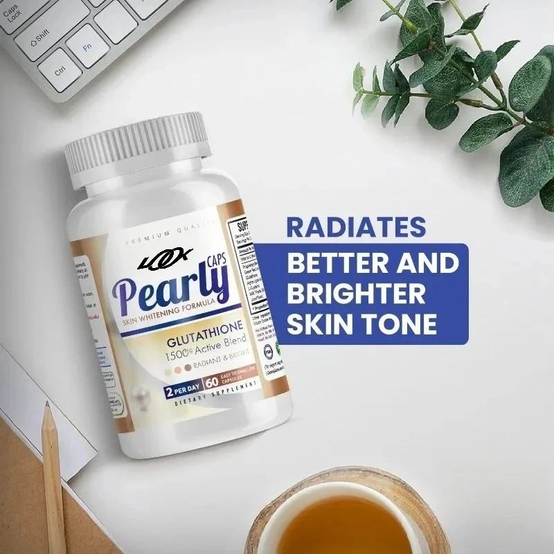 1500 ملغ كبسولات الجلوتاثيون للذكور والإناث - مكمل مضاد للشيخوخة | يحتوي على فيتامين C وL-Cysteine وحمض ألفا ليبويك #3