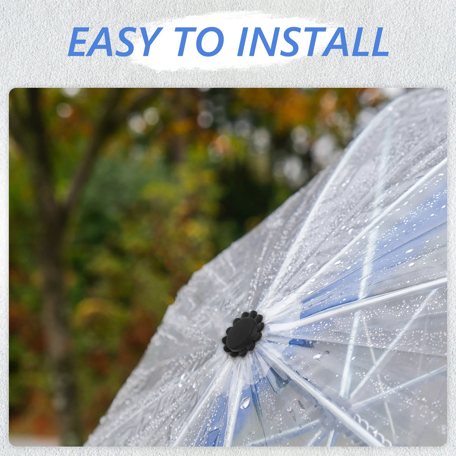 

1Set 8mm Umbrella Tip Protector Plastic Top Cover Replacement Durable Sun Accessory Safety Reliable Plastic Umbrella Tops Cover