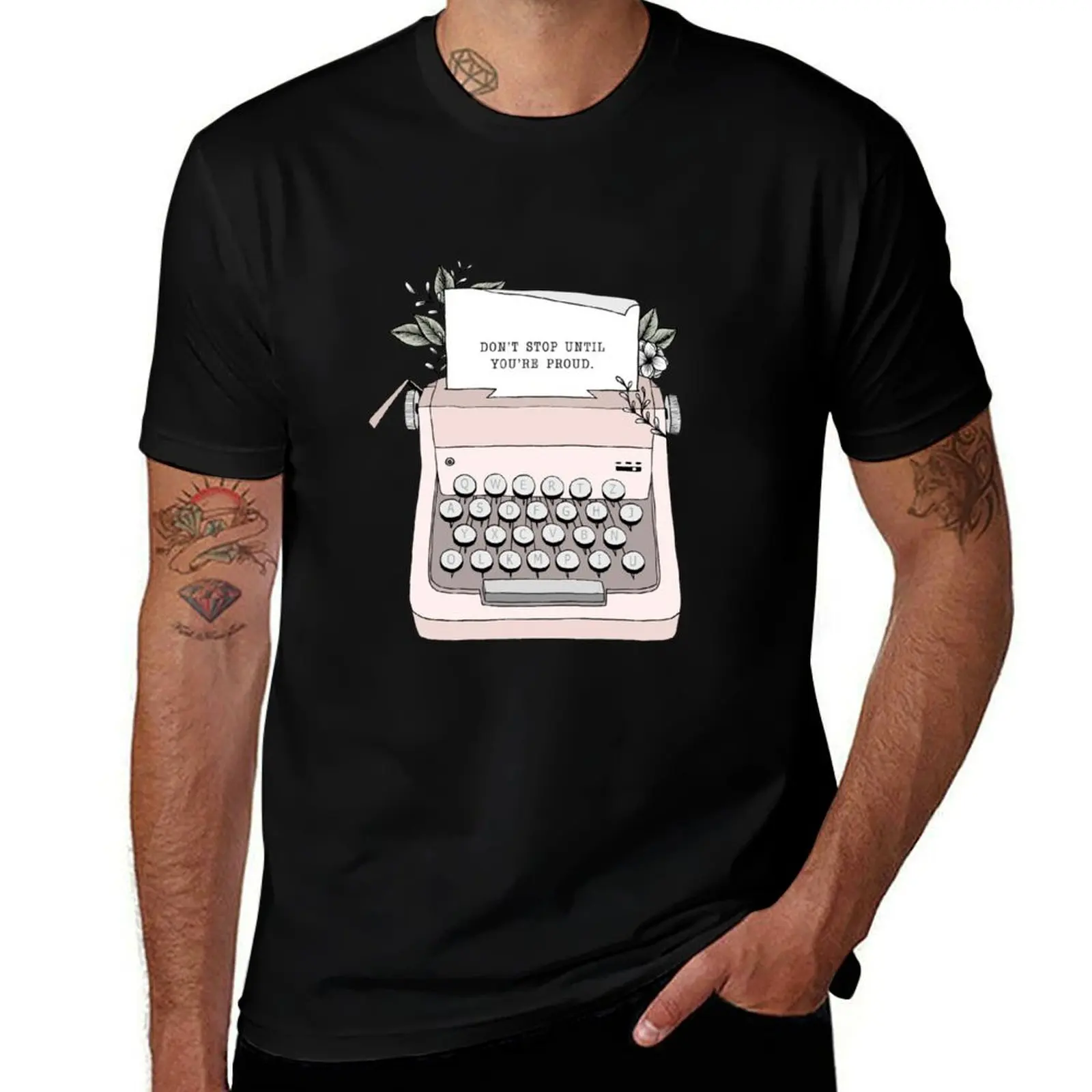 Camiseta Don't Stop, camiseta fresca de verano