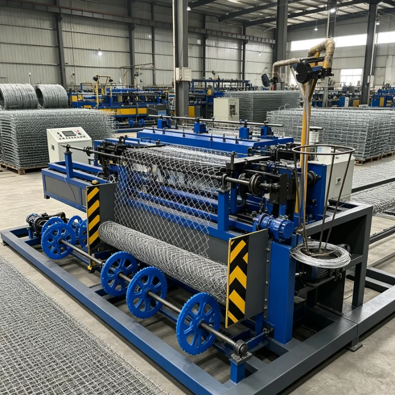 Customizable Double‑Wire Automatic Steel Chain Link Fence Machine High Quality Mesh Making Device