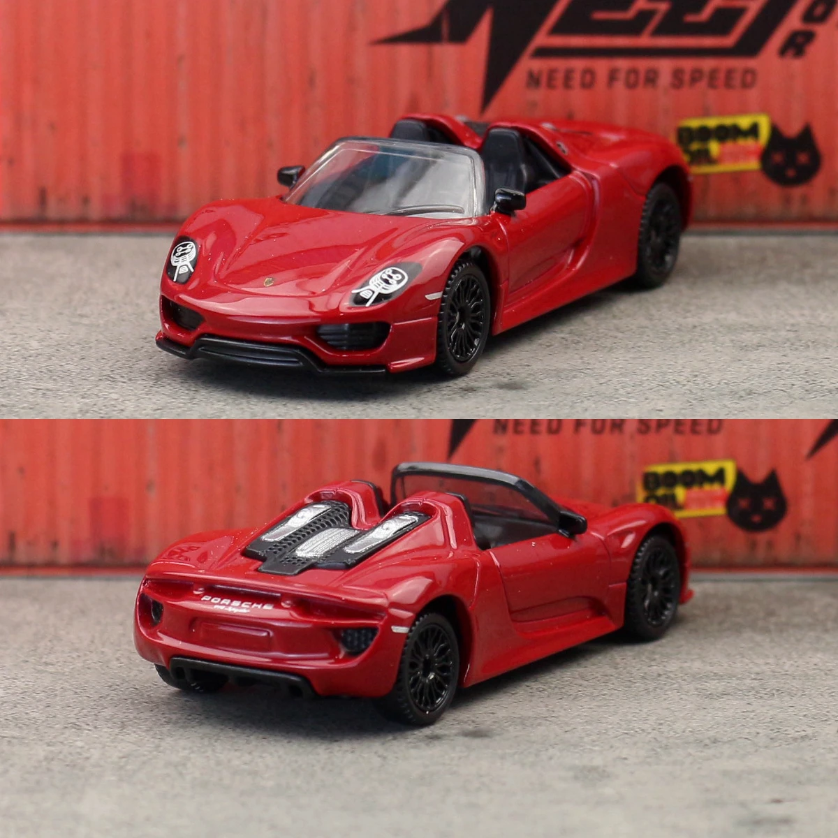 1/61 Porsche 918 Spyder Toy Car Model CCA MSZ 1:64 Diecast