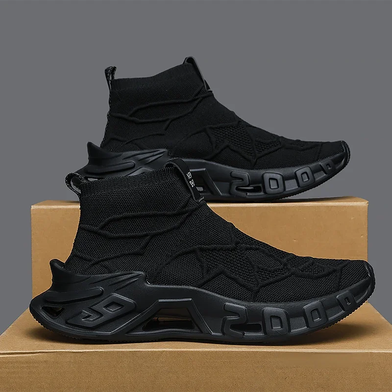 

Men's Outdoor Sports Shoes - High-Top Sports Shoes Are Novel and Fashionable, Non-Slip and Durable