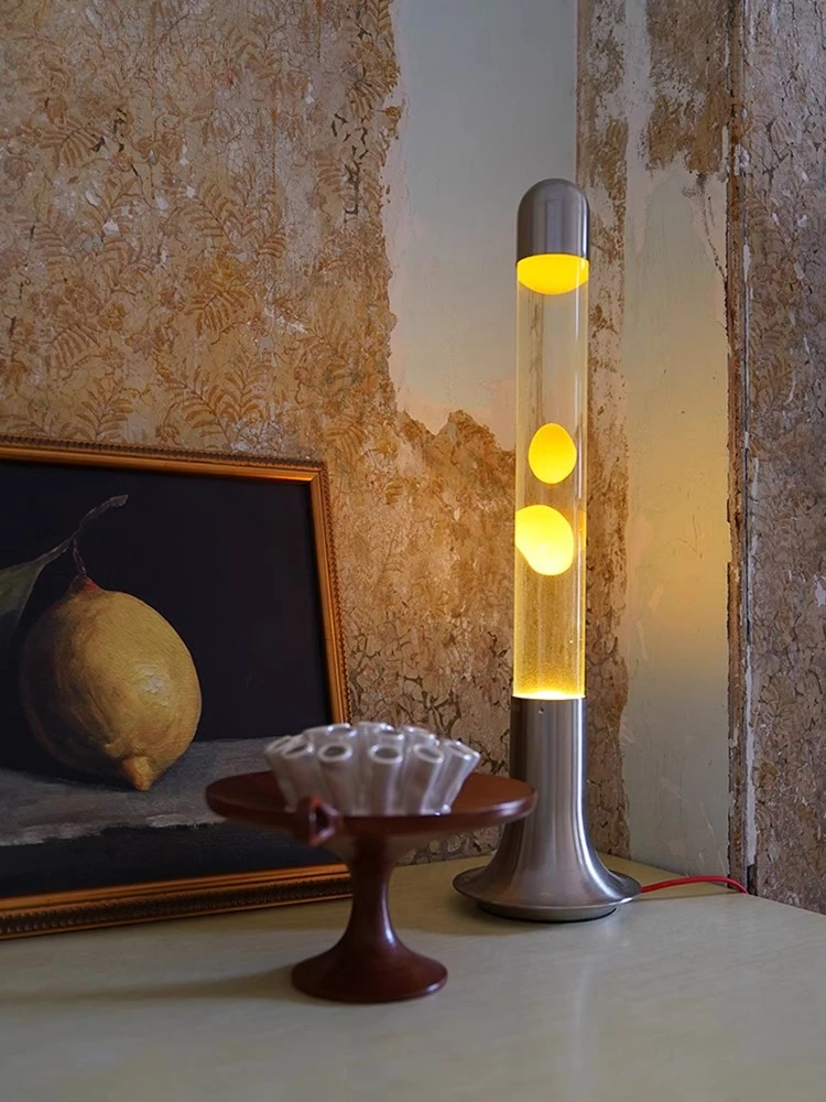 

Магазин Dossier | RETRO WANT C Плавающий светильник, динамический креативный художественный лавовый светильник 24 дюйма, орнамент в подарок