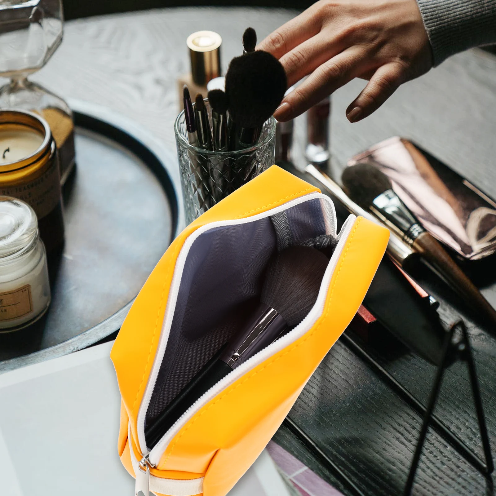 

Portable Bag Mini Clutch Travel Makeup Skin Care Small Woman Pouch for Women