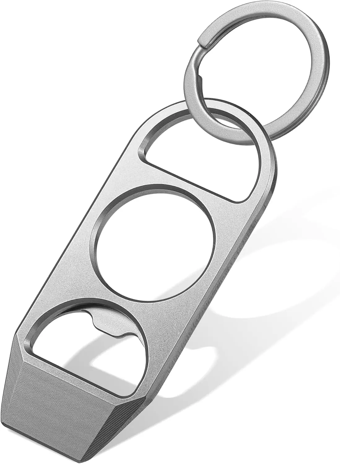 

Titanium Bottle Opener Keychain, EDC Flat Keychain Mini Pry Bar Multitool, Pocket Beer Bottle Opener Key Chain for Men