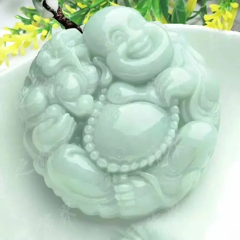 

Big-bellied Maitreya Buddha Pendant for Men and Women, Necklace Jade Pendant