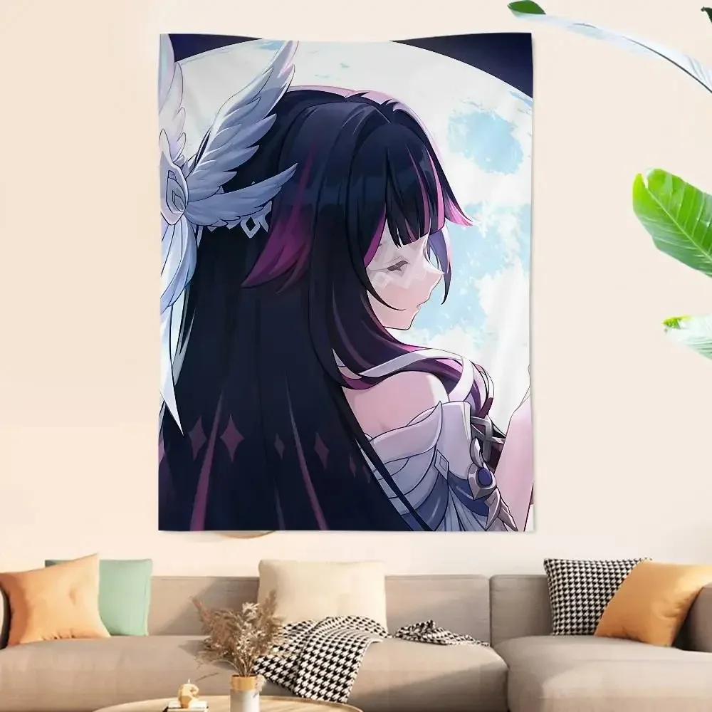 

Genshin Impact Columbina Colorful Tapestry Wall Hanging Bohemian Wall Tapestries Mandala Wall Hanging Sheets Anime Room Decorati