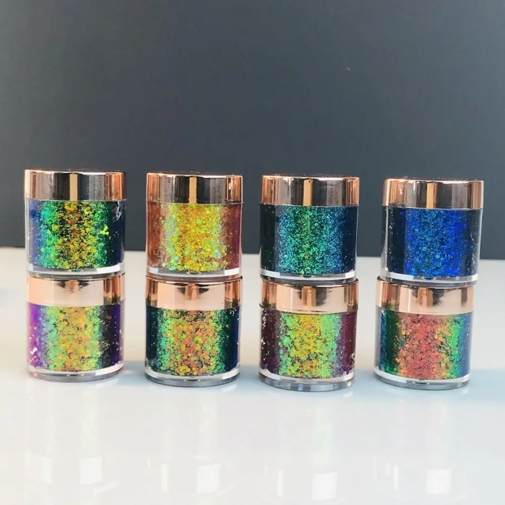 Make-up Aurora Lidschatten Festival Augen Make-up Werkzeuge Glitzer Pigment Glitter Lidschatten Pailletten flüssige Lidschatten Augen Make-up-Tool