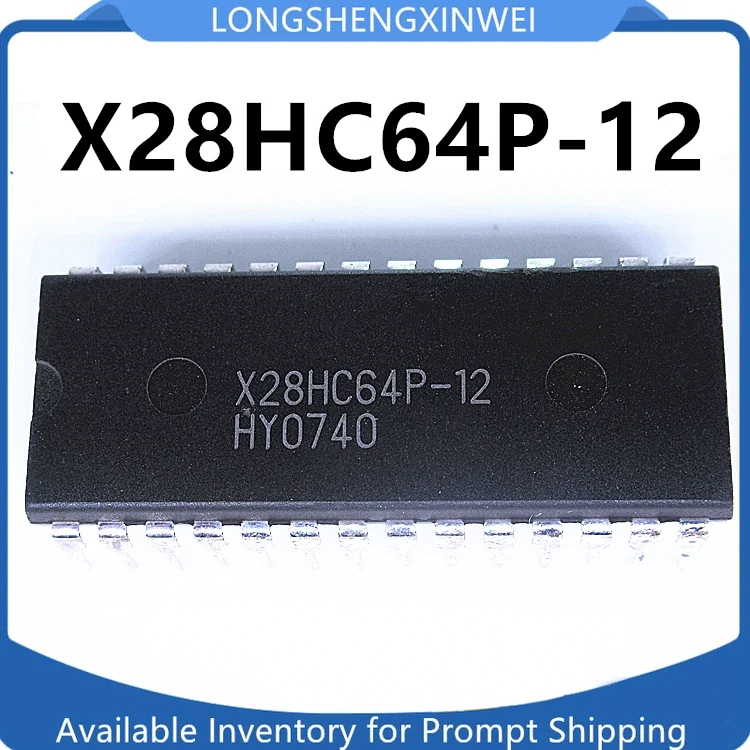 1PCS  Original X28HC64P-12 X28HC64P Direct-Plug DIP28 Memory Chip New