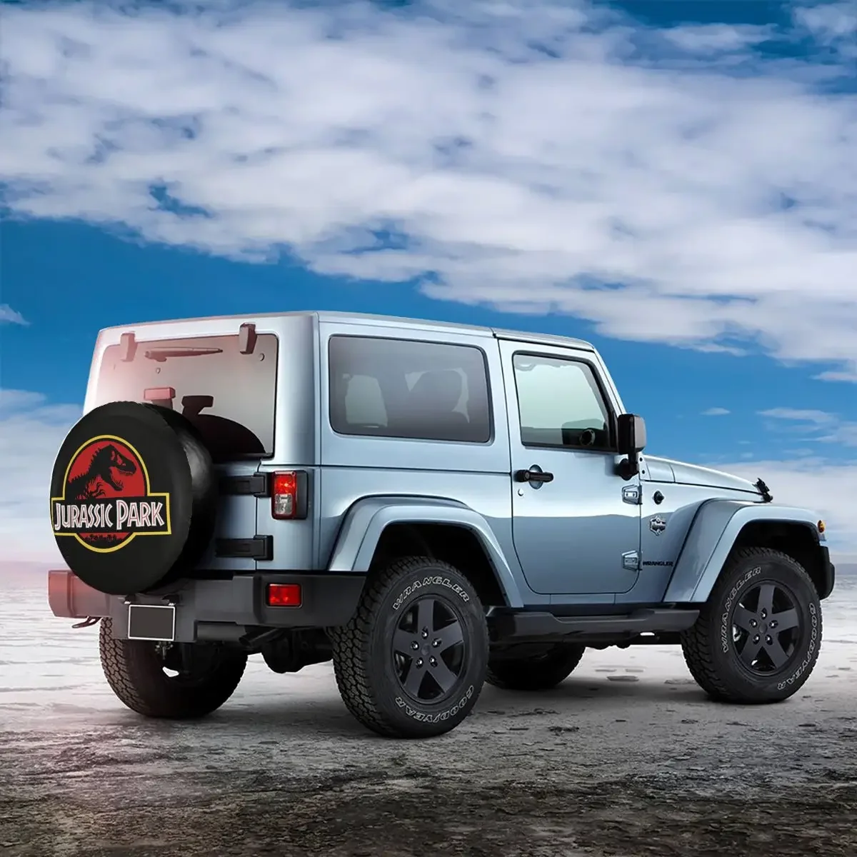 Jurassic Park Spare Tire Cover for Jeep Mitsubishi Pajero Sci Fi Dinosaur Car Wheel Protectors Accessories 14\