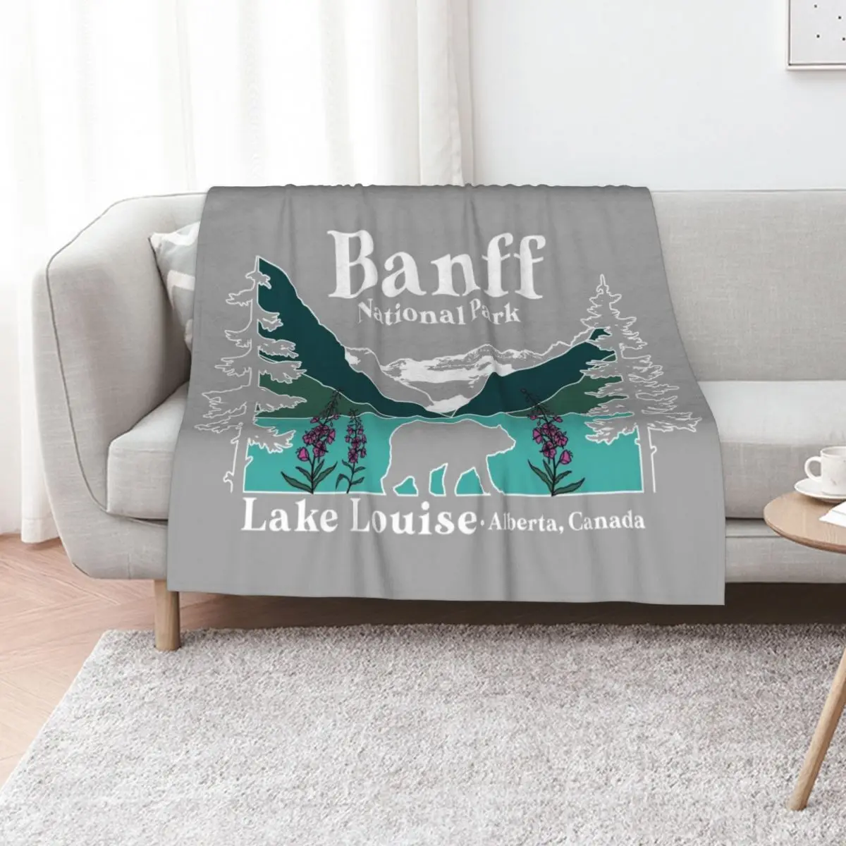 

Banff National Park Throw Blanket warm for winter Softest christmas gifts Soft Blankets