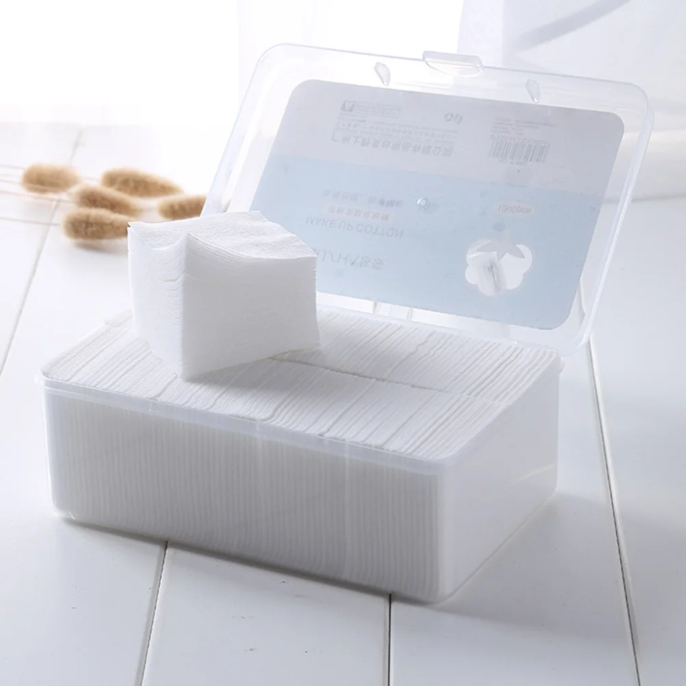 

Cotton Pads 1000pcs for Face Makeup Removing Facial Pad Non-woven Thin with Box Skin-friendly Women Beauty Essentials