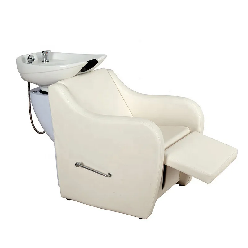 

Barber shop special semi-reclining flush bed Hair shop shampoo bed Sitting flush bed