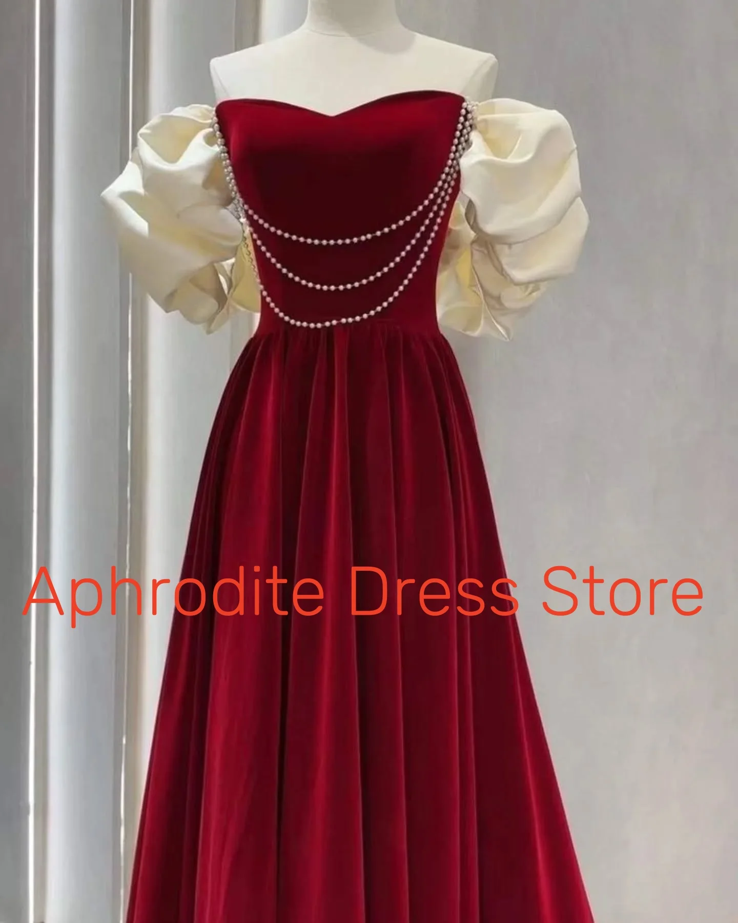 Personalizzato squisito jersey con spalle scoperte Perle che bordano abiti da sera Delicato abito da ballo con scollo a cuore Arabia Saudita