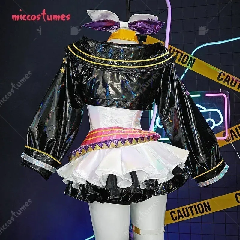 25COSMiccostumes 24 horas de envío Unisex Anime Rin Cosplay disfraz Top chaleco conjunto y pantalones con corbata disfraces de Halloween Cosplay