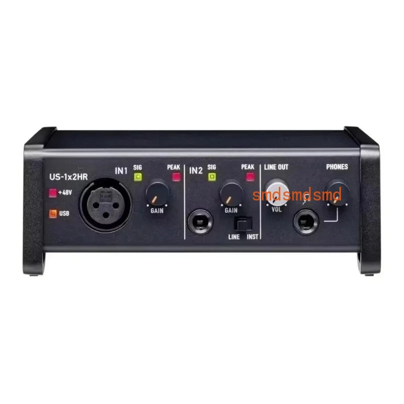 US-1X2 HR 2 in/2 out USB audio interface HD Cell Phone PC Live USB Sound Card Outdoor Live US-1X2HR