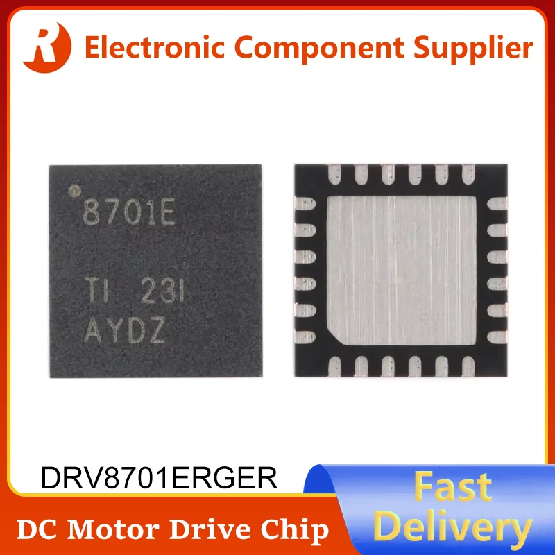 5Pcs/10Pcs DRV8701ERGER VQFN-24 DRV8701ERGE DRV8701 VQFN24 100% Brand New Original H Bridge Smart Gate Driver Chip IC