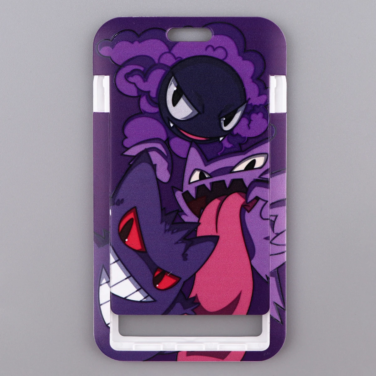 Niedliches Anime-Gengar-Lanyard für Schlüsselanhänger, Ausweishülle, Reisepass, Studenten-Handy, Ausweishalter, Schlüsselring, Umhängebänder, Zubehör – Detail 5