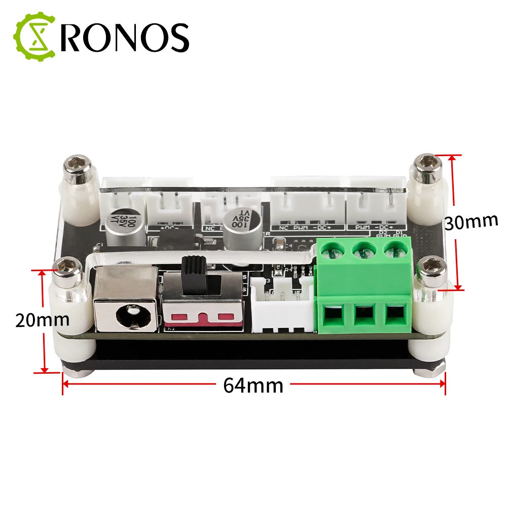 20W 40W 80W Laser Module Interface Driver Adapter Board Support 2Pin 3Pin 4Pin Connector for Laser Engraving Cutter Machine