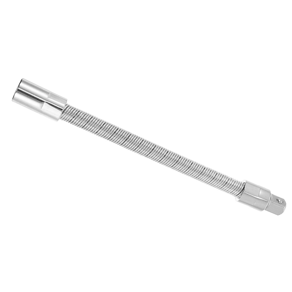 

Spring Steel Extender Rod Flexible Ratchet Extension Socket Drive Head Extension Drive Head Shaft 3/8 Inch Car Repair Tool