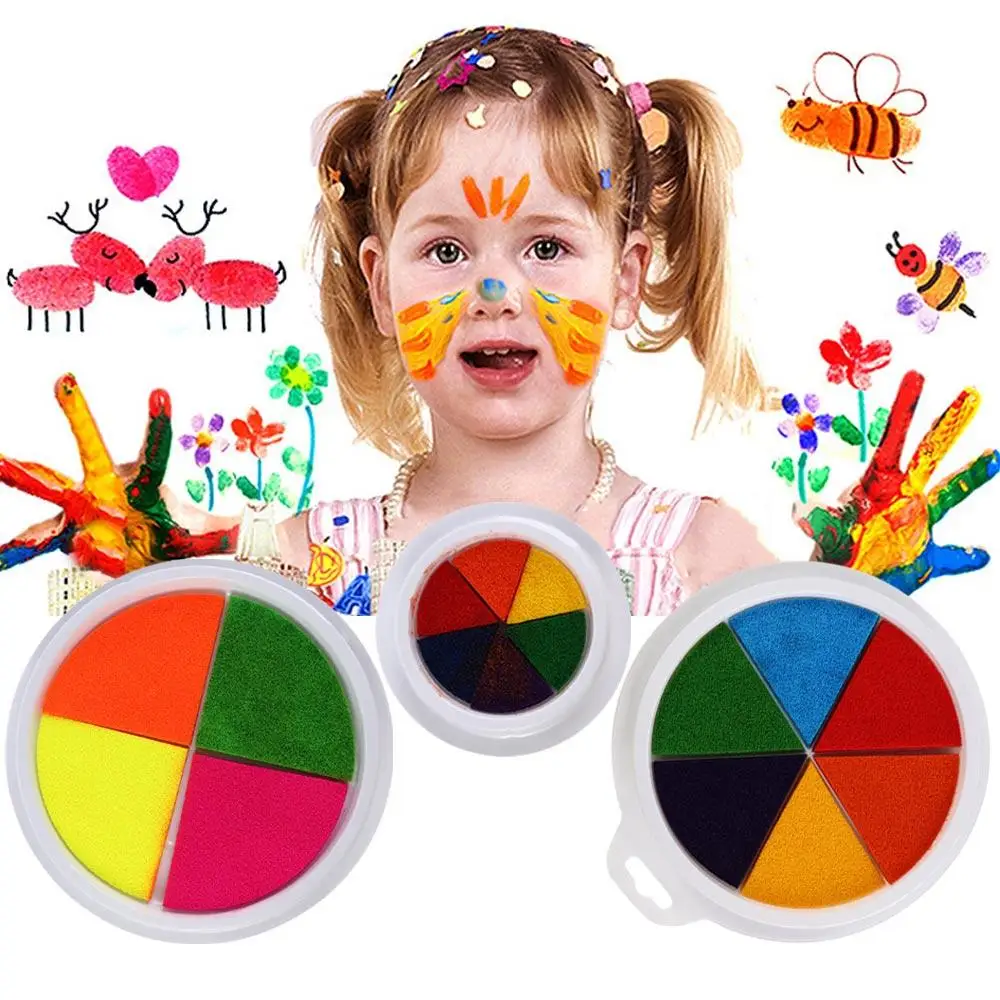 Supplies Kids Toy Non-toxic Graffiti for Child Washable Printing Mud DIY Finger Painting Paint Ink Pad Finger Painting Inkpad