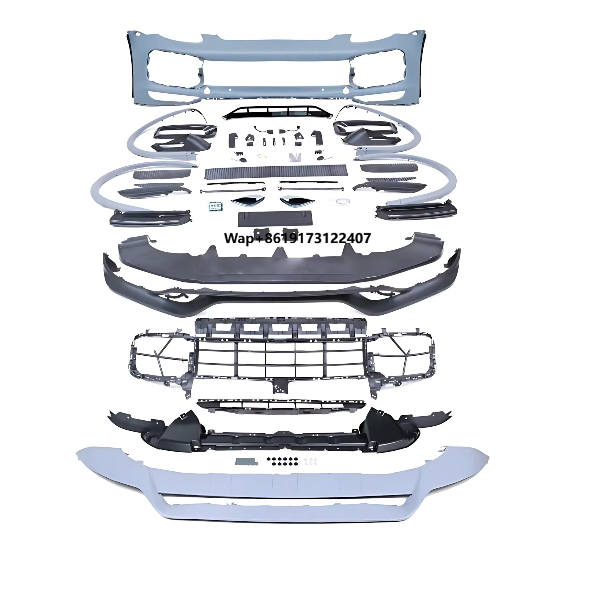 Para 2011-2014 958,1 kit de carrocería mejorado de conversión de coche nuevo parachoques delantero Turbo 9YA con cortes de luz antiniebla