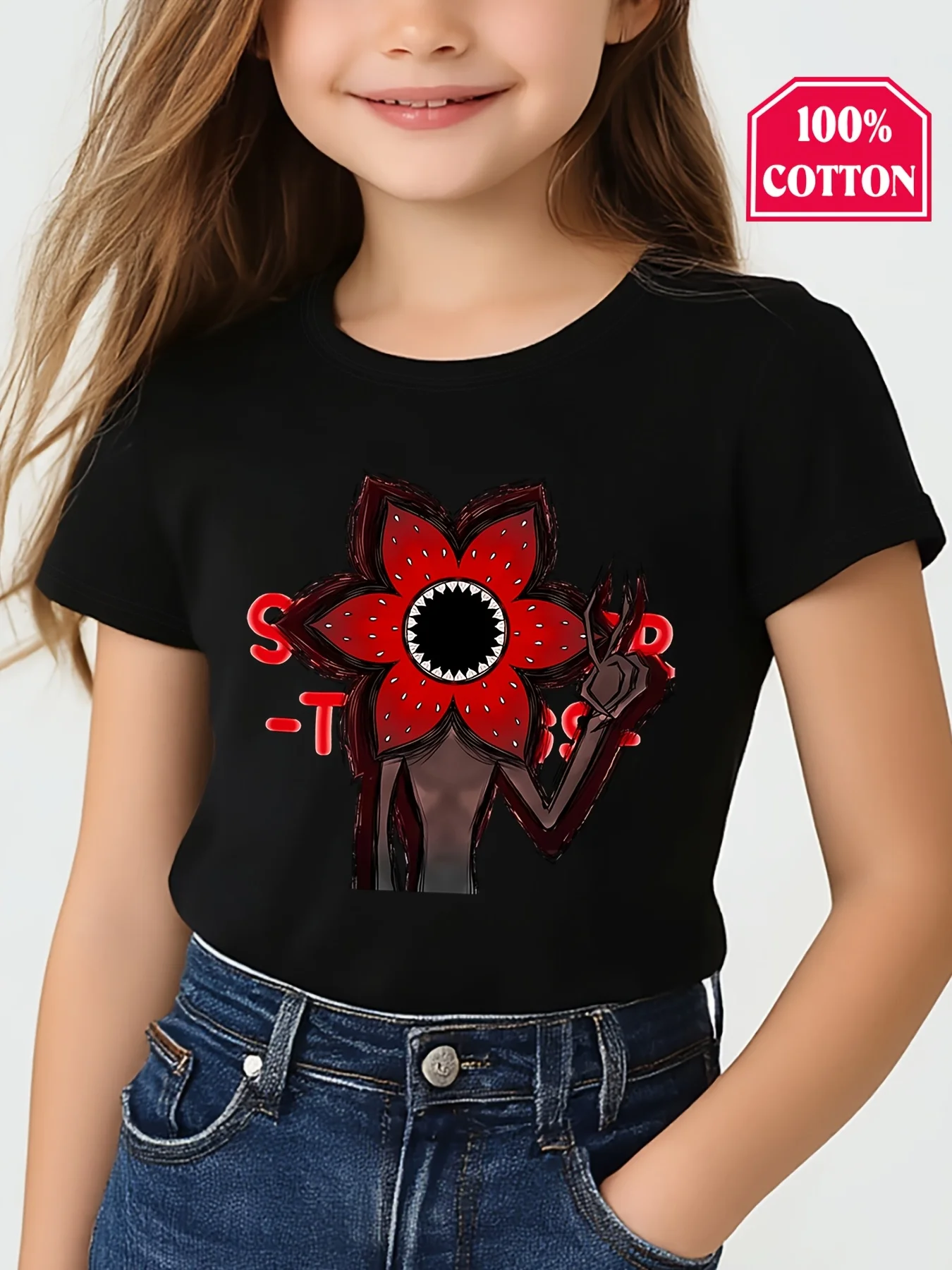 American TV series printed T-shirt,pure cotton spring/summer round neck T-shirt top, streetwear,film and television fans to wear