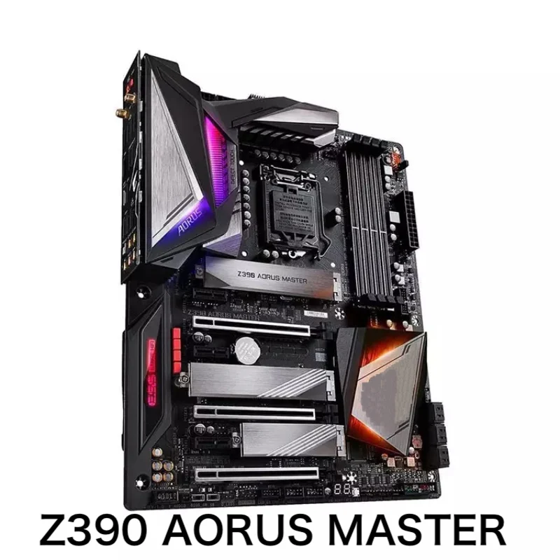 Материнская плата для Gigabyte Z390 AORUS MASTER LGA 1151 DDR4 ATX, материнская плата на 100% протестирована, полностью работает, бесплатная доставка