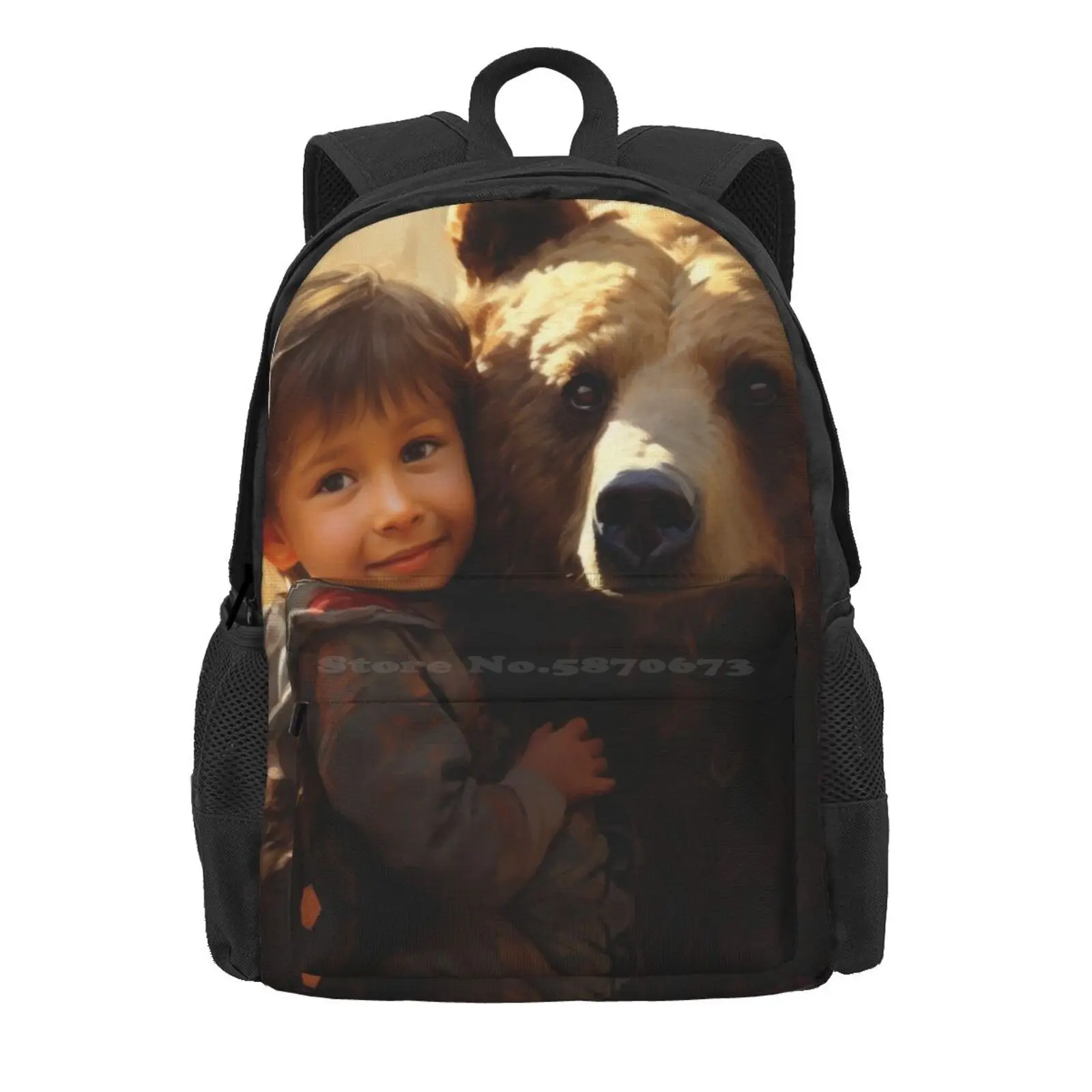 2024 Calendar (Boy & Bear) Hot Sale Schoolbag Backpack Fashion Bags Jw Ministry Bear Bible Holy Scriptures Brothers Sisters