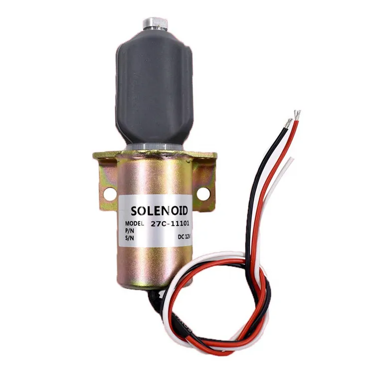 Hot Sale 12V 24V Stop Solenoid Valve 270-11101 27011101 for Diesel Engine