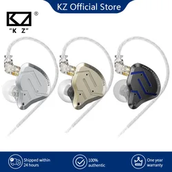 KZ ZSN Pro 2 In Ear Metal Earphones 1BA+1DD Hybrid Technology HIFI Bass Headphone Monitor Earbuds Sport Noise Cancelling Headset