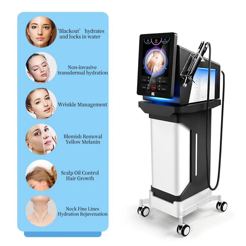 معدات الميزوثيرابي غير الغازية ذات الضغط العالي بدون إبرة حقن تور ميزو العلاج بندقية للسبا #3