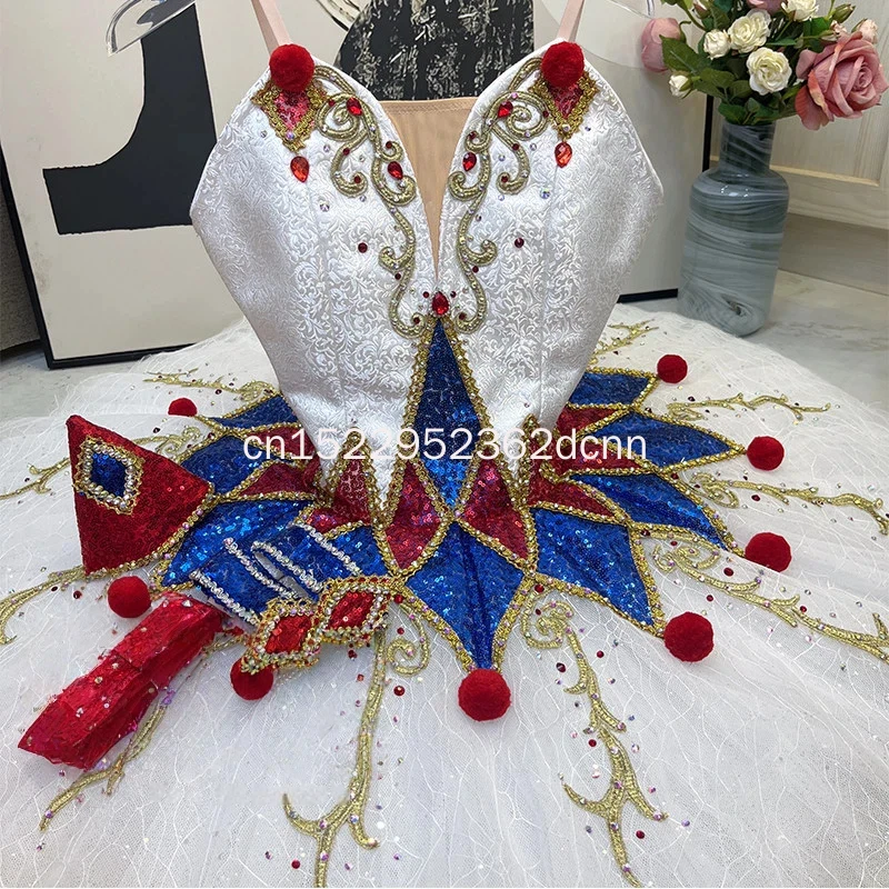 Customized Million Clown Sleeping Beauty Pakita Tutu Children's Tutu Professional Competition Tutu