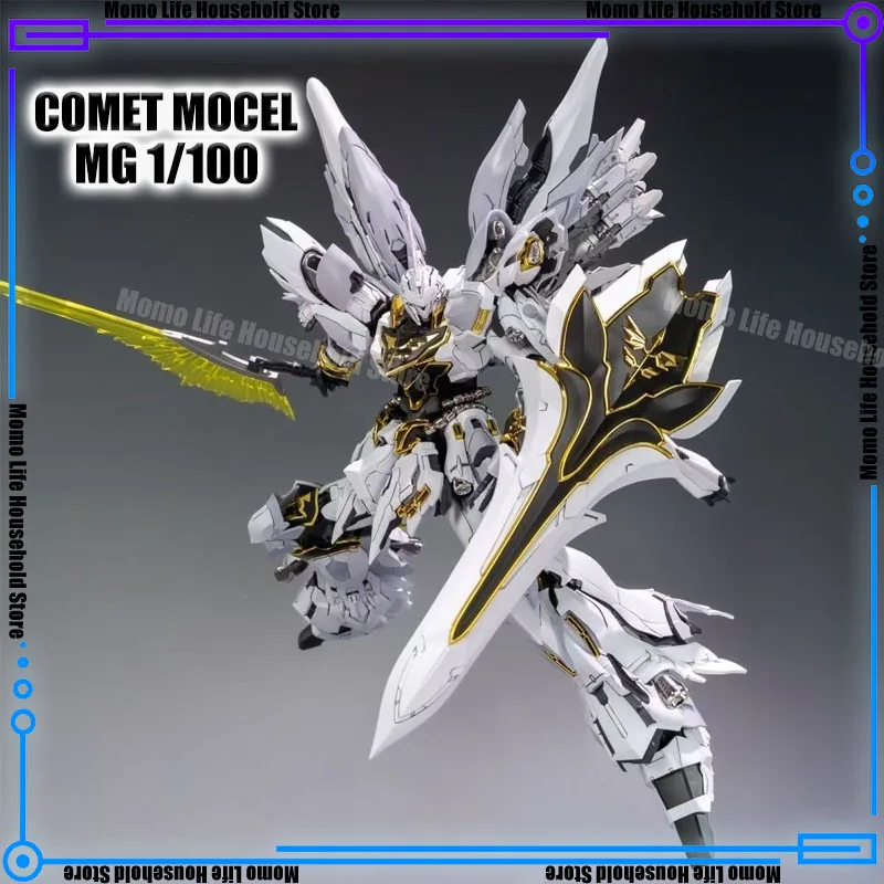 

New Comet Model Mg 1/100 Msn 06s Sinanju White Assembly Model Kits Alloy Skeleton Kits Anime Action Figure Robot Model Gifts Toy