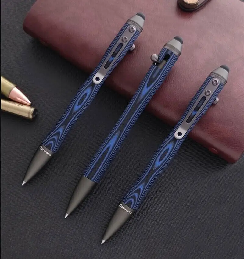 

1PC G10 Aluminum Alloy Ballpoint Pen with Stylus Tip Touch Screen Pocket WritIing Multi-functional Portable Tools Pen