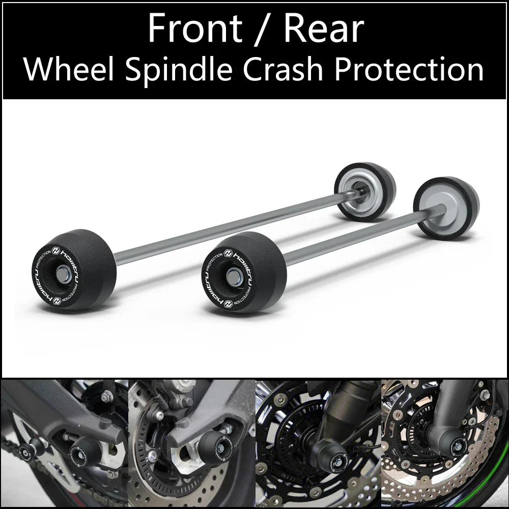 Front Rear wheel Spindle Crash Protection For Triumph Daytona 675 675R / Daytona Moto2 765 / 2006-2021