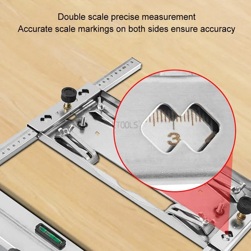 Imagem -04 - Electricidade Serra Circular para Carpintaria Edge Guide Posicionamento Rápido Backing Board Máquina de Corte Router Tools