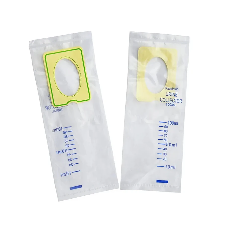 

Disposable Sterile Urine Bag 100ml or 200ml Pediatric Baby Urine Collector Transparent Drainage Urine Collection for Child