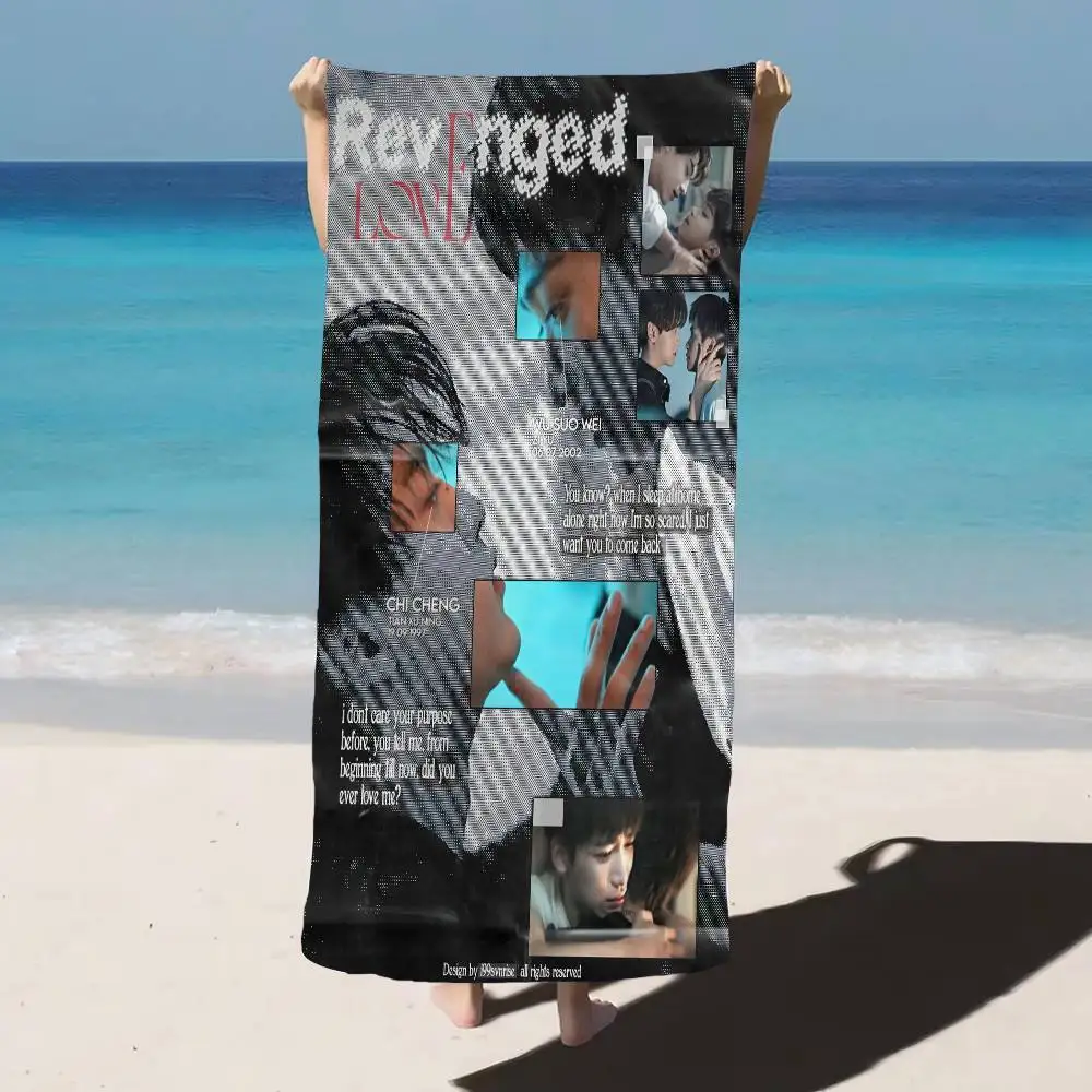 R-Revenged Love Movie Microfiber Beach Towel Absorbent Quick dry Soft Yoga Swimming Resort Mountain Climbing Towel