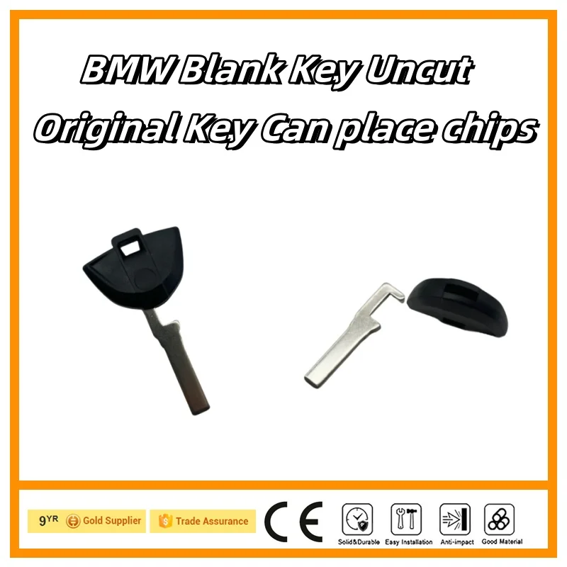 original key For BMW 750GS F850GS/GT ADV R1200R R1200GS Blank Key Motorcycle Replace Uncut Keys can be placed anti-theft chip