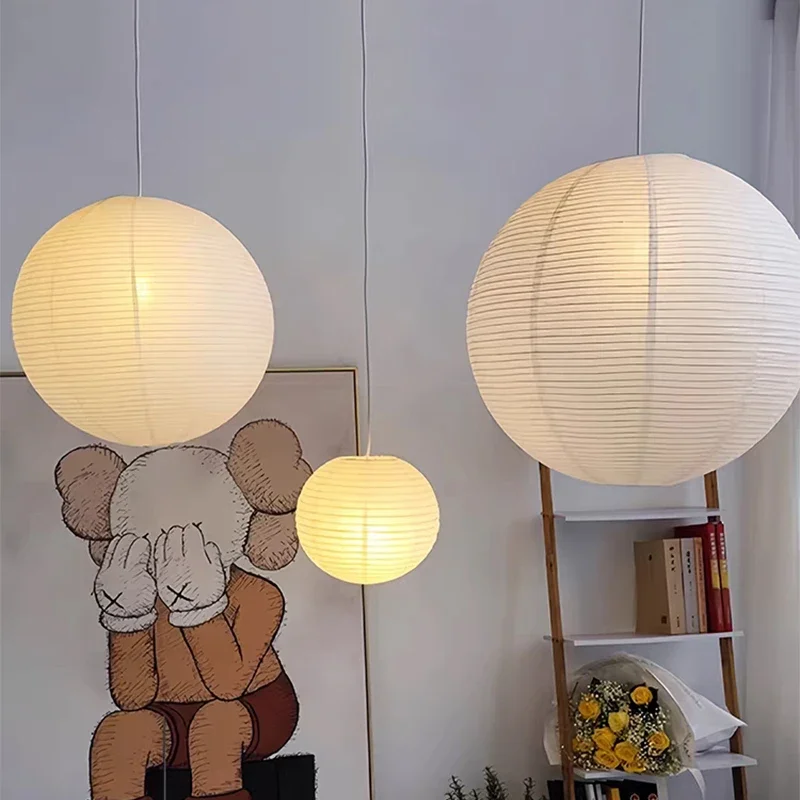 Lampa wisząca LED oświetlenie wewnętrzne Wabi-sabi lampy wiszące do sypialni Sofa dzienna stół do jadalni dekoracja wnętrz lampa wisząca