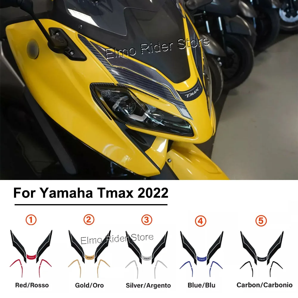 Adesivos de proteção frontal para motocicleta, decalque à prova d'água para yamaha t-max tech max tmax560 tmax 560 2022