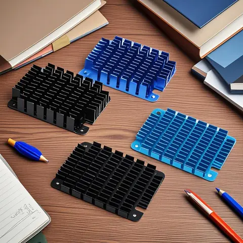 1pc High Quality Aluminum Alloy Heatsink For Raspberry Pi Compute Module 4 CM4,55*40*5/55*40*11MM
