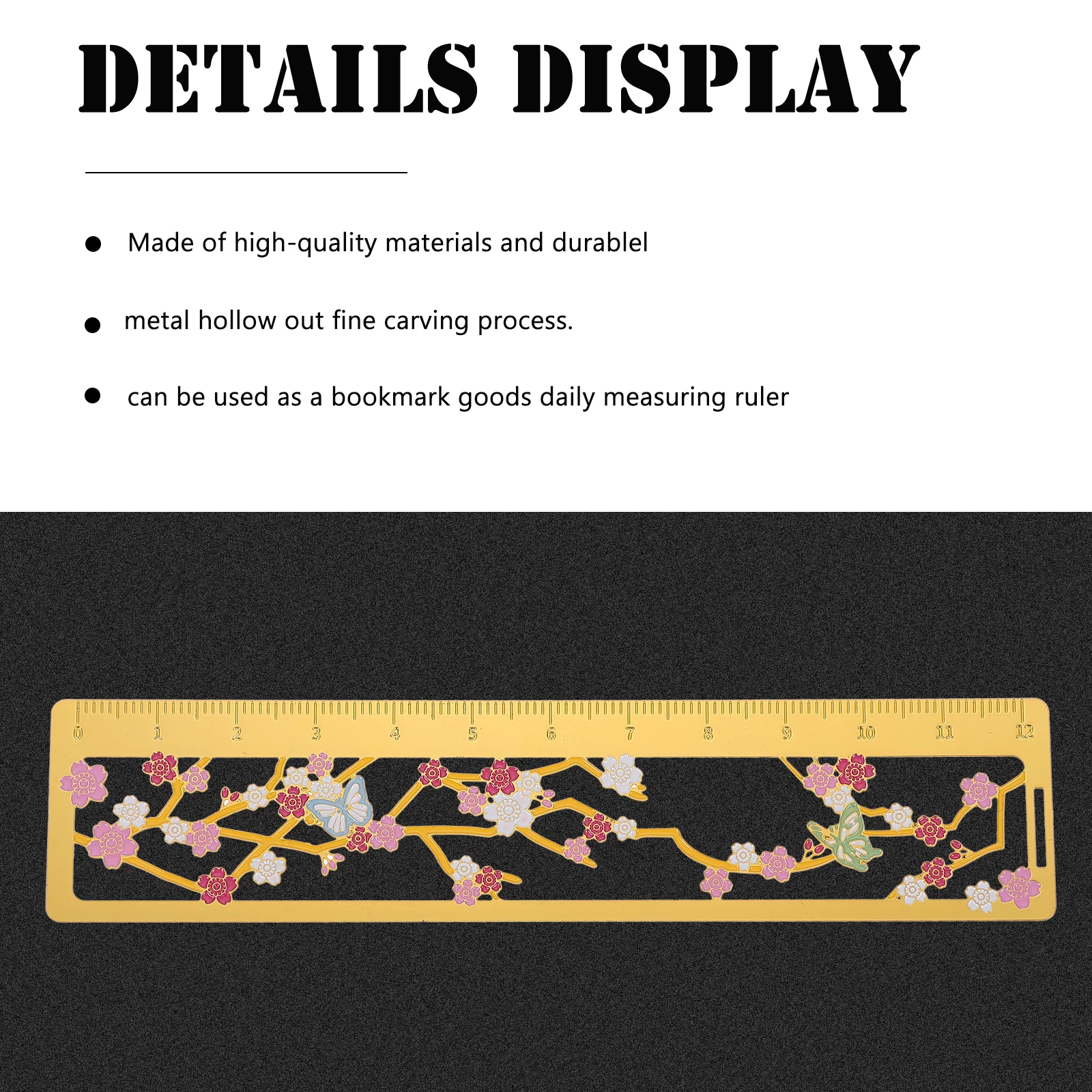 النحاس المرجعية حاكم خمر الإشارات المرجعية الثابتة الملونة صفحة علامة القراءة كعكة