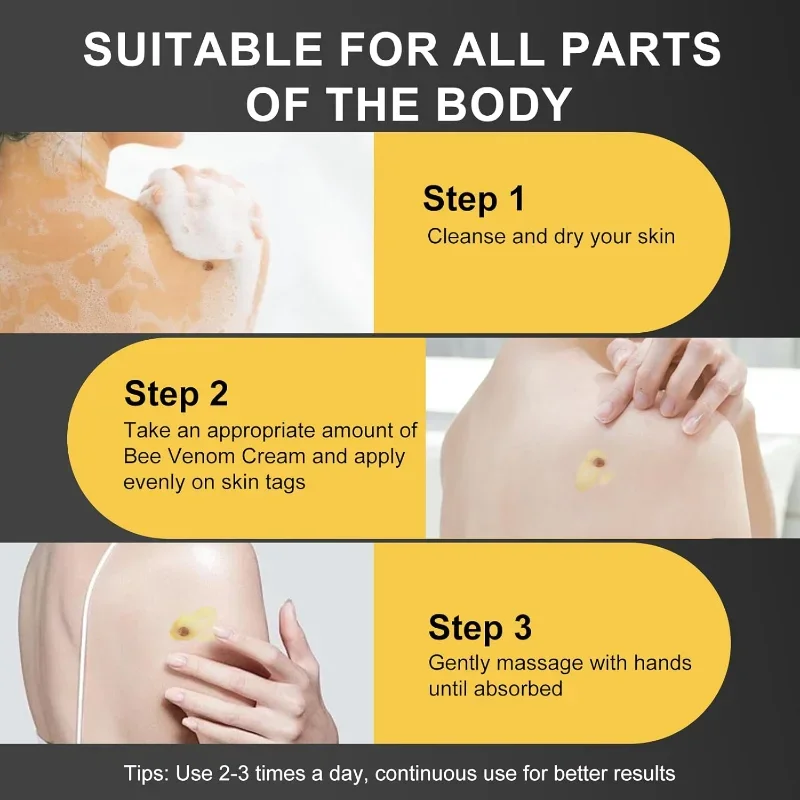 Crème au venin d'abeille, traitement de la peau au venin d'abeille Crea pour tous les types de peau