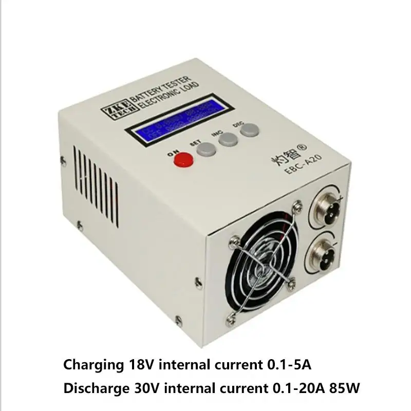 EBC-A20 Electronic Load Battery Capacity Tester Lithium Iron and Lithium Ternary Charge and Discharge Instrument 20A