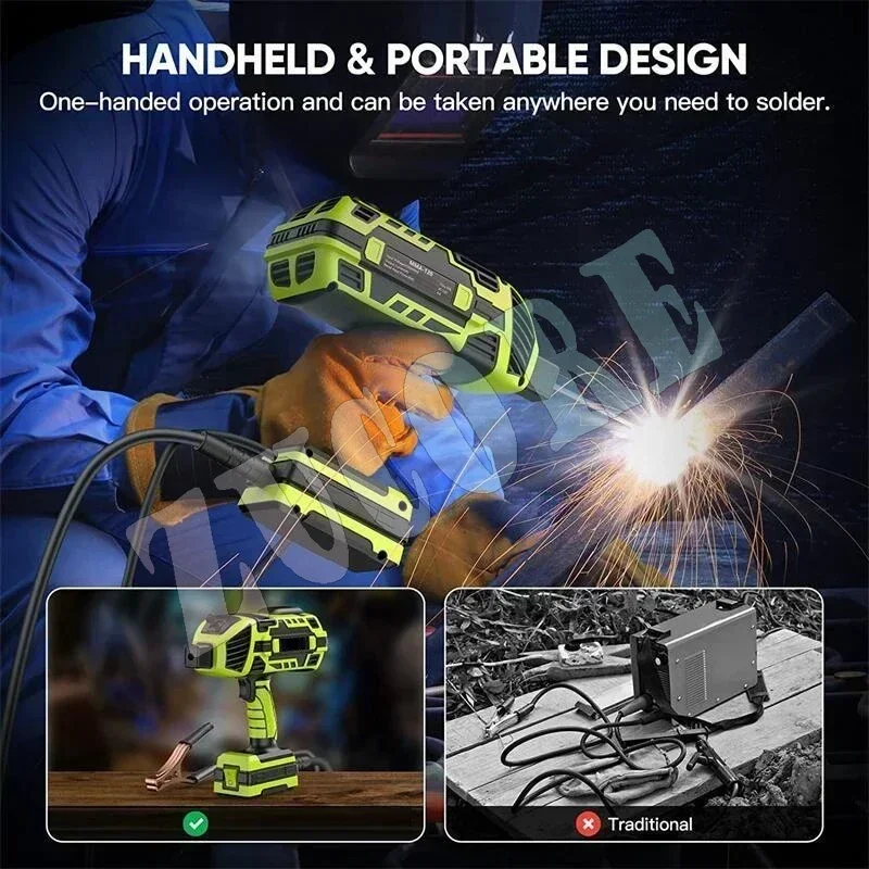 4600 ワットハンドヘルド電気溶接機アーク溶接機 110 V/220 V ± 15% 電気溶接機ポータブル統合スポット溶接工作機械