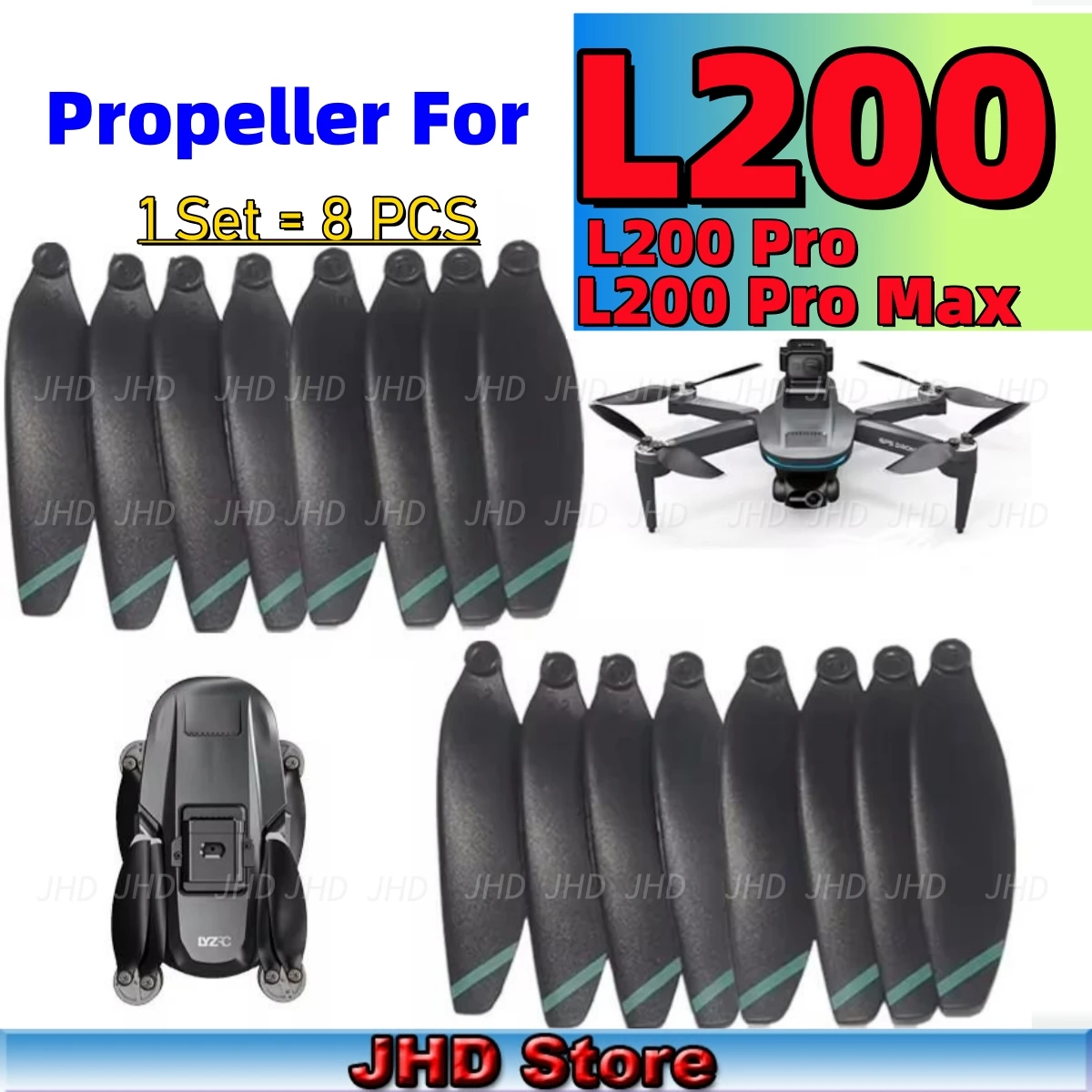 JHD Original L200 Promax Propellers For L200/L200 Pro Drone Spare L200 MAX Paddles Accessories Parts