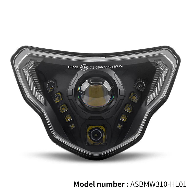 Emark approval  High/low Beam Front LED Driving Light Motorcycles Headlight for BMW G310GS G310R 2016 2017 2018